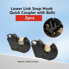 2PCS of Cat 2 Tractor Lower link Quick Release Hitch Hook with ?56mm Balls