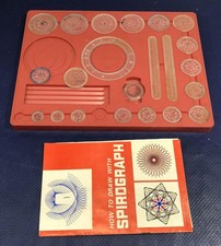 Kenner Spirograph Wheels, Tray and Instructions vintage gears
