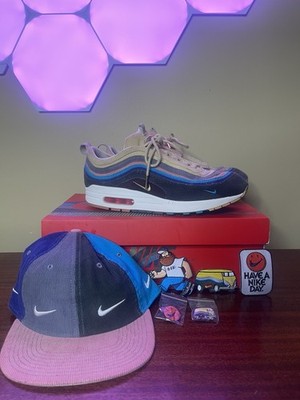 Size 10.5 - Nike Air Max 1/97 x Sean Wotherspooon With Limited Edition Hat