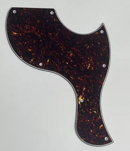 Guitar Parts Guitar Pickguard For Gibson Les Paul SG Junior Style Brown Tortoise