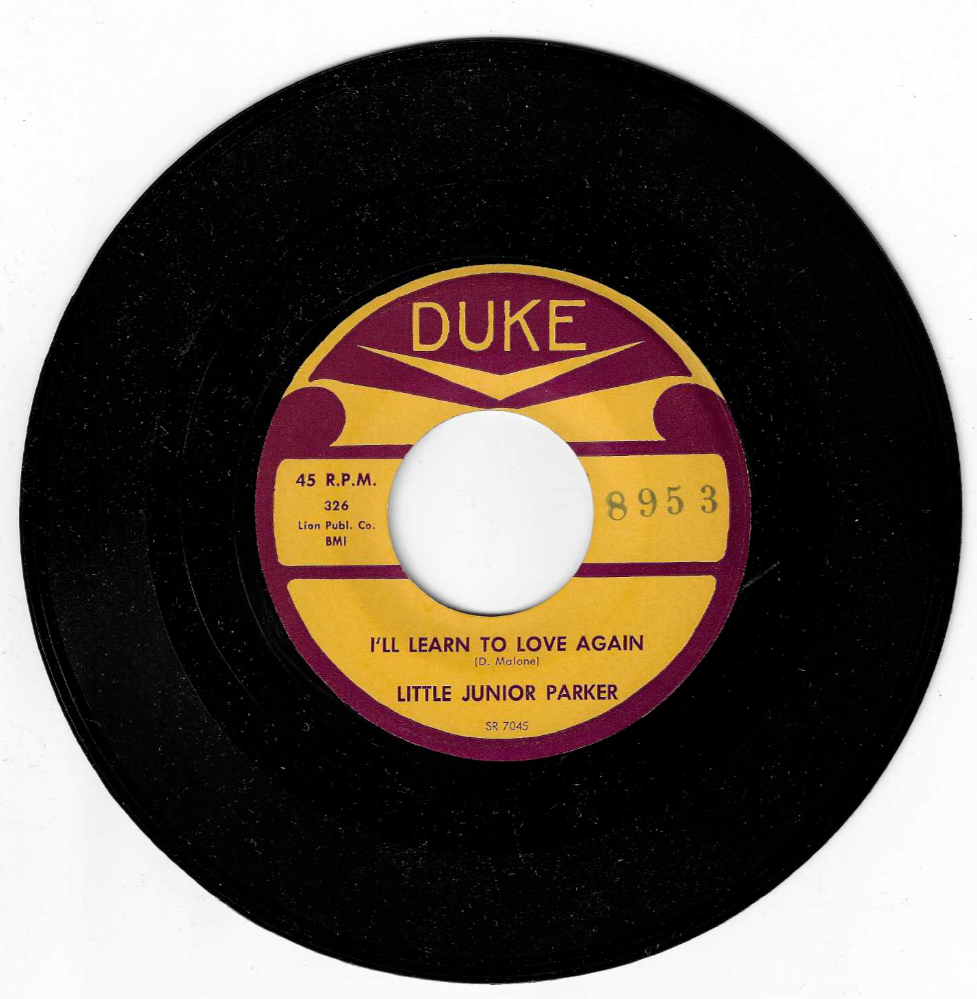 BLUES 45 RPM LITTLE JUNIOR PARKER DUKE RECORDS "THAT'S JUST ALRIGHT