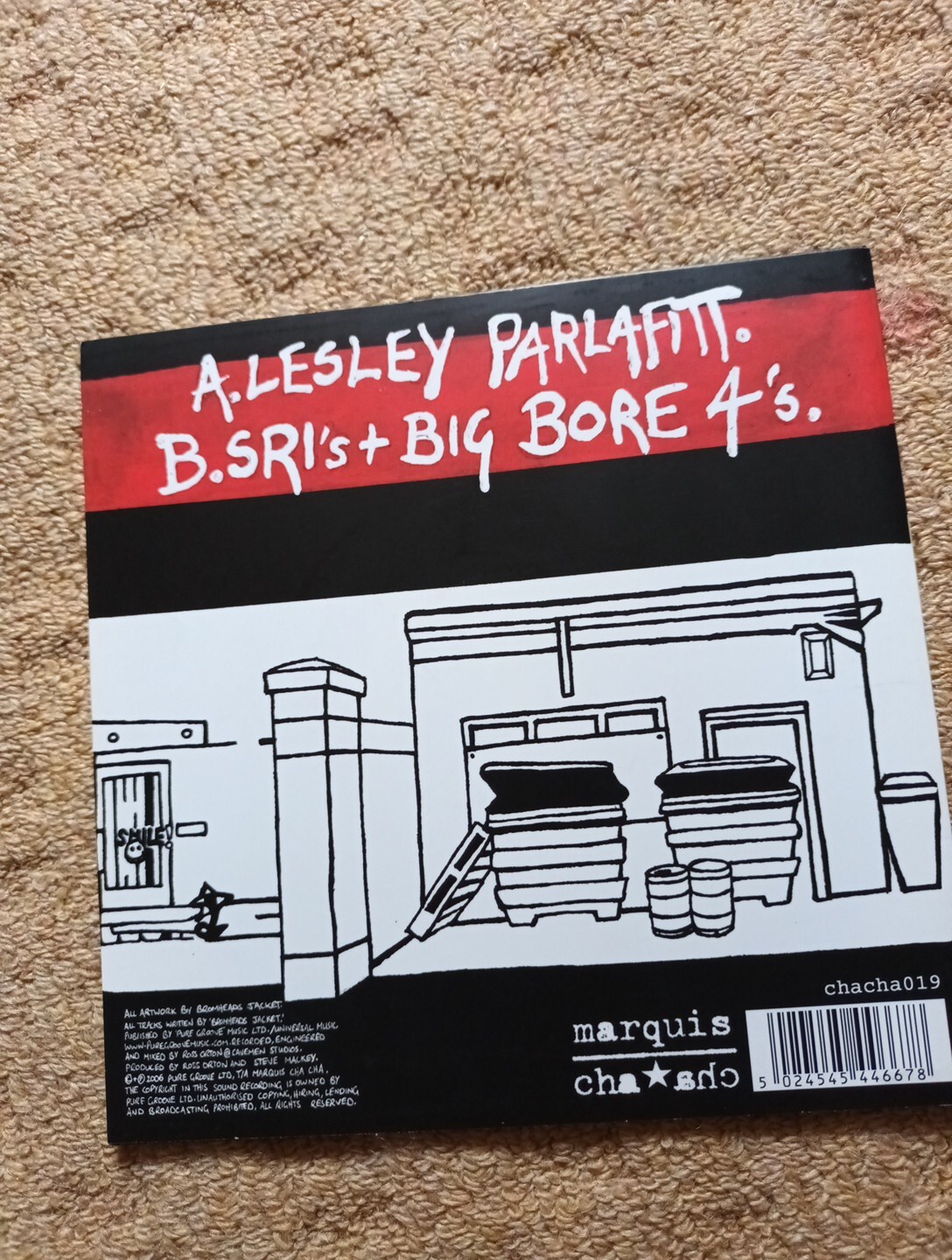 Bromheads Jacket 2x7" Vinyl Singles Stencil Sleeve eBay