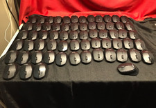 Lot of 64 Logitech M275 USB 3 Button Standard Mouse Black OEM - No Dongles