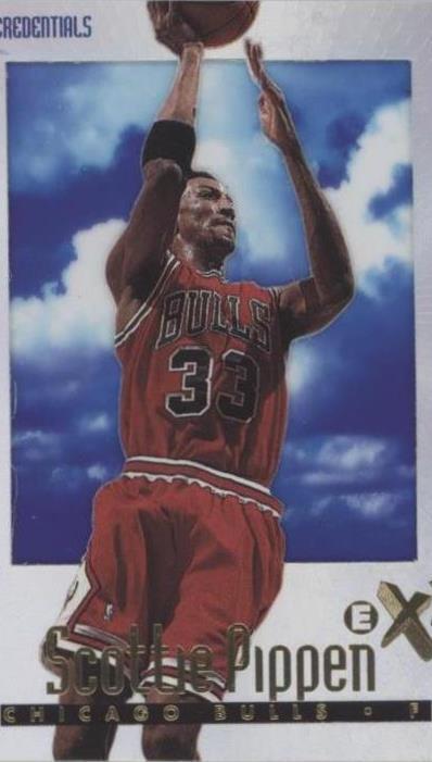 1996-97 Skybox E-X2000 - Scottie Pippen #10 Credentials /499 for