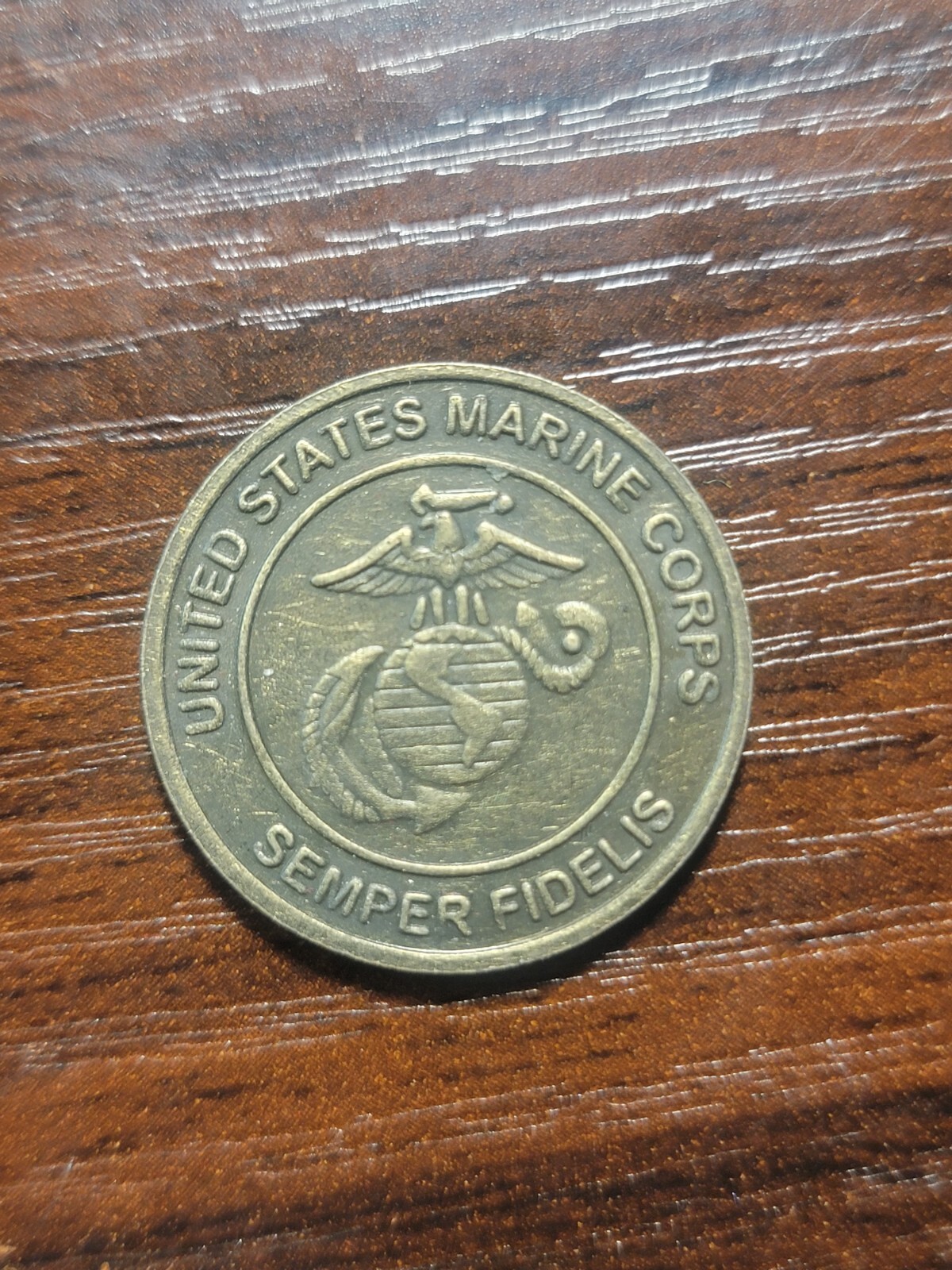 Vintage US Marine Corps USMC Toys For Tots Coin Semper Fidelis Marine