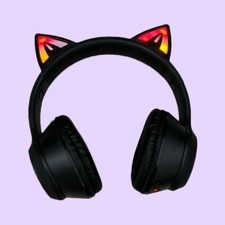 Cat Ears headphones bluetooth wireless over the ear