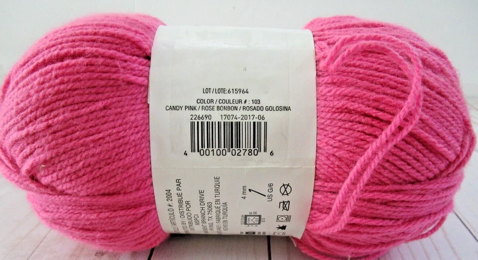 Loops & Threads Snuggly Wuggly Yarn - Candy Rose - Image 4 of 4