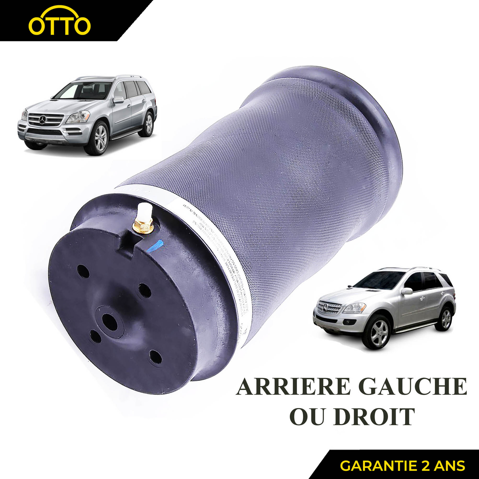 Amortisseur suspension pneumatique arrière W164 pour voyager serein en famille en ML GL