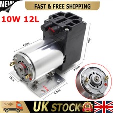 12V Mini Air Pump Negative Pressure Suction Vacuum Pump 12L/min 200kpa w/ Holder