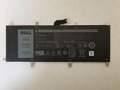Dell Venue 10 Pro 5056 Genuine Battery WH96V 2Cell 32Whr Tested Warranty