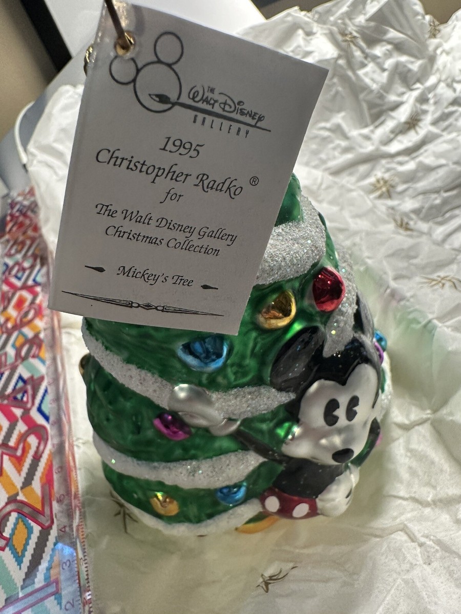 1995 Christopher Radko Disney Mickey's Tree Ornament #820/2500