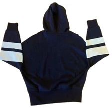 Junk Food Womens Black And White Cozy Cropped Hoodie New Size Small Sweatshirt