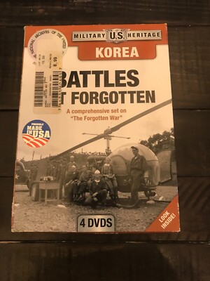 Korea: Battles Not Forgotten (DVD, 2012, 4-Disc Set)