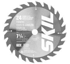 SKIL 75724W  7-1/4 in. 24-Tooth Carbide Framing Circular Saw Blade 10-Pack
