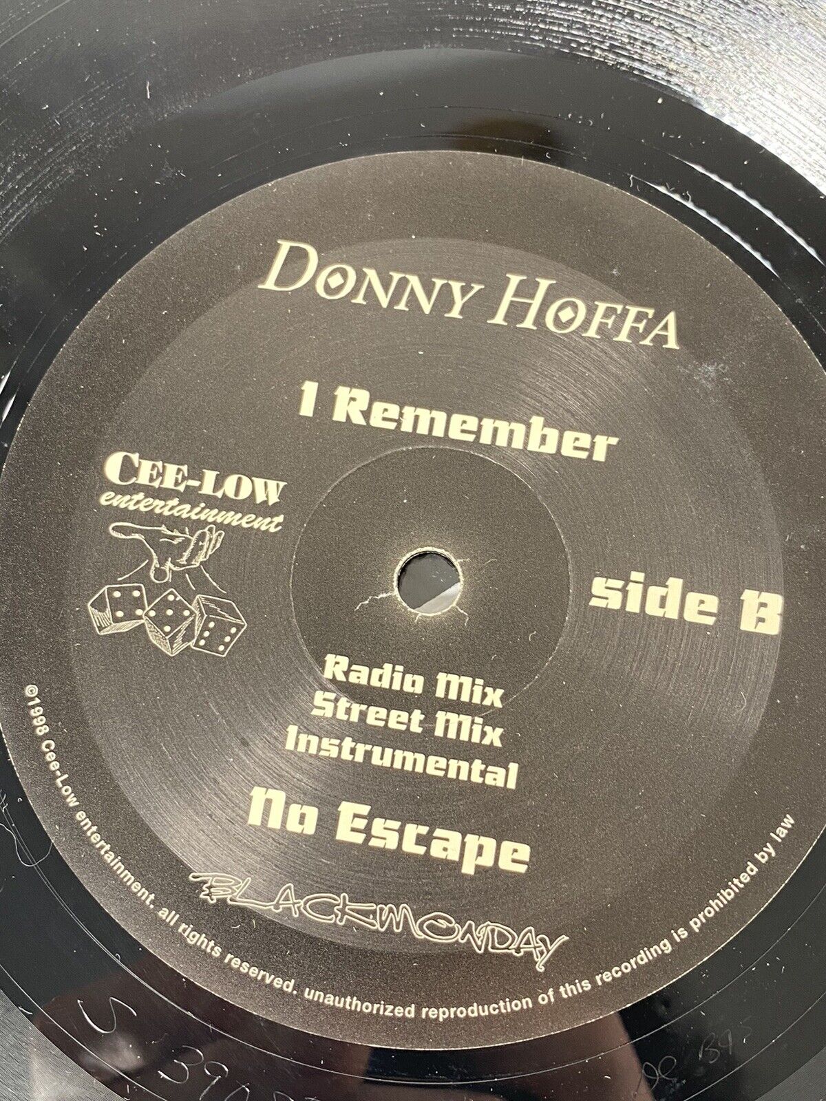 Donny Hoffa Do You Love What You Feel 1998 12” Random Rap Cee Low