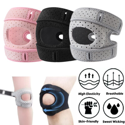 Knee Brace Support Neoprene Patella Stabilizing Compression Adjustable Straps!
