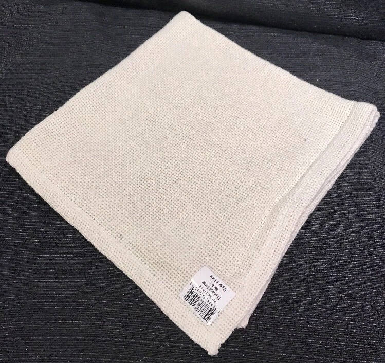 Multiples! Park Designs Ivory Openweave Chadwick Cream 18x18 100% cotton napkins - Image 2 of 4