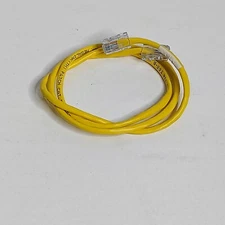 3FT Cat5e Ethernet Patch Cable Yellow RJ45 350Mhz 24AWG