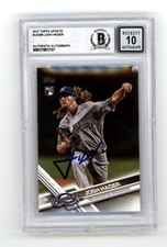 Josh Hader 2017 Topps Update #US208 Rookie RC Signed Beckett BAS BGS 10 Auto