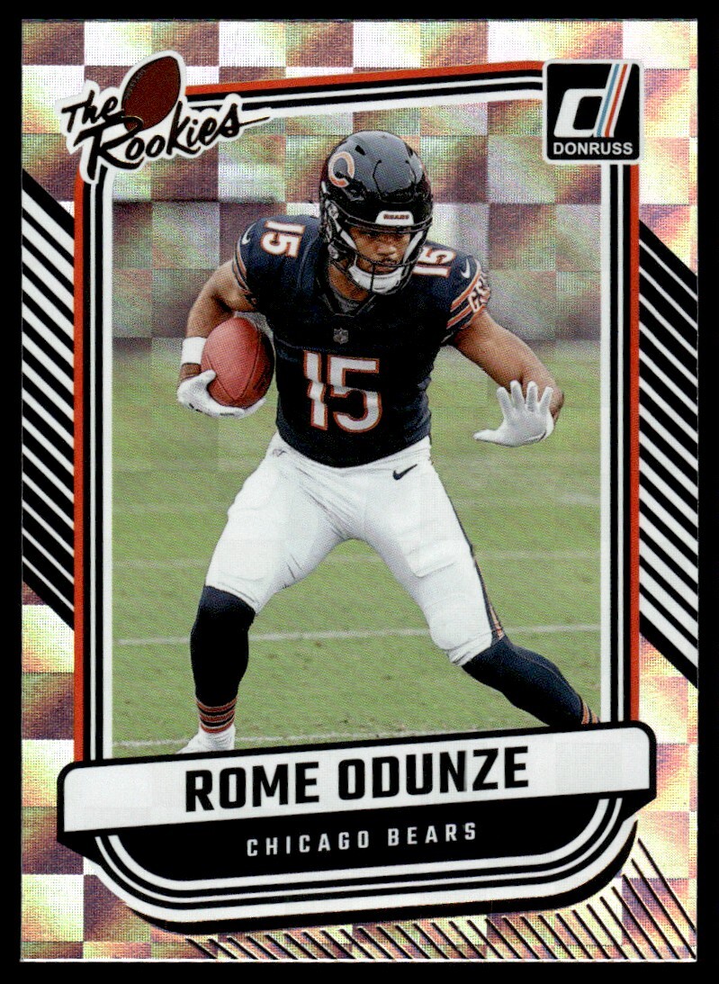 2024 Donruss The Rookies Rome Odunze Rookie Chicago Bears #TR-3 | eBay