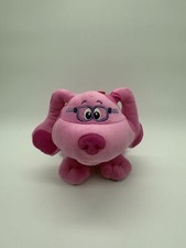Blues Clues  You Pink Magenta Puppy Dog Glasses Plush Stuffed Animal Toy 5"