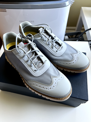 Size 8.5 - Cole Haan ZeroGrand Gray Reflective Wingtip Dress Sneakers  C20017 | eBay