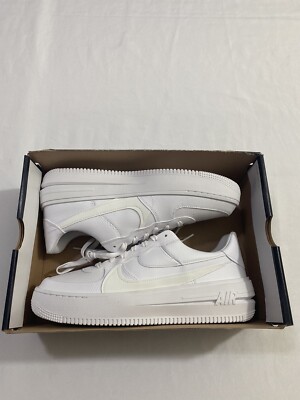 New Women s Size 12 White Nike AF1 PLT.AF.ORM Basketball Shoes DJ9946 100