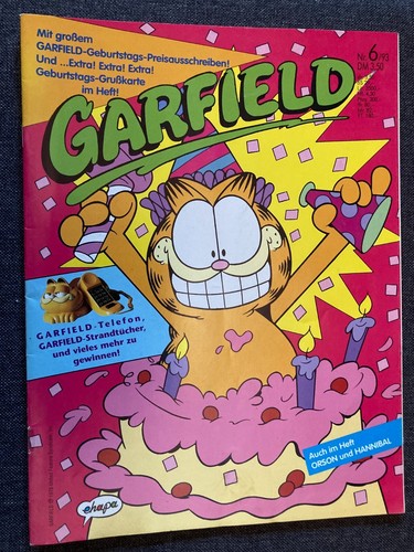 Garfield - Nr. 6 - ehapa Verlag - 1993 - im sehr guten Zustand
