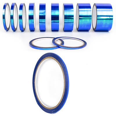 Zierstreifen Oilslick Transparent Blau 2mm Pinstripes Fineline Deko Aufkleber