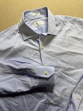 Peter Millar Crown Finish Button Down Mens 16.5/long plaid Plaid