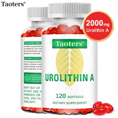 TAOTERS Urolithin, ein Nahrungsergänzungsmittel – Zellenergie, 30 bis 120 Kapseln