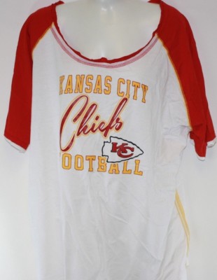 Womens NFL Team Apparel Majestic Kansas City Chiefs Plus Size Football  Shirt