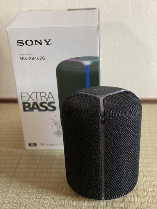 SONY SRS-XB402G Black Extra Bass Google Assistant Bluetooth 