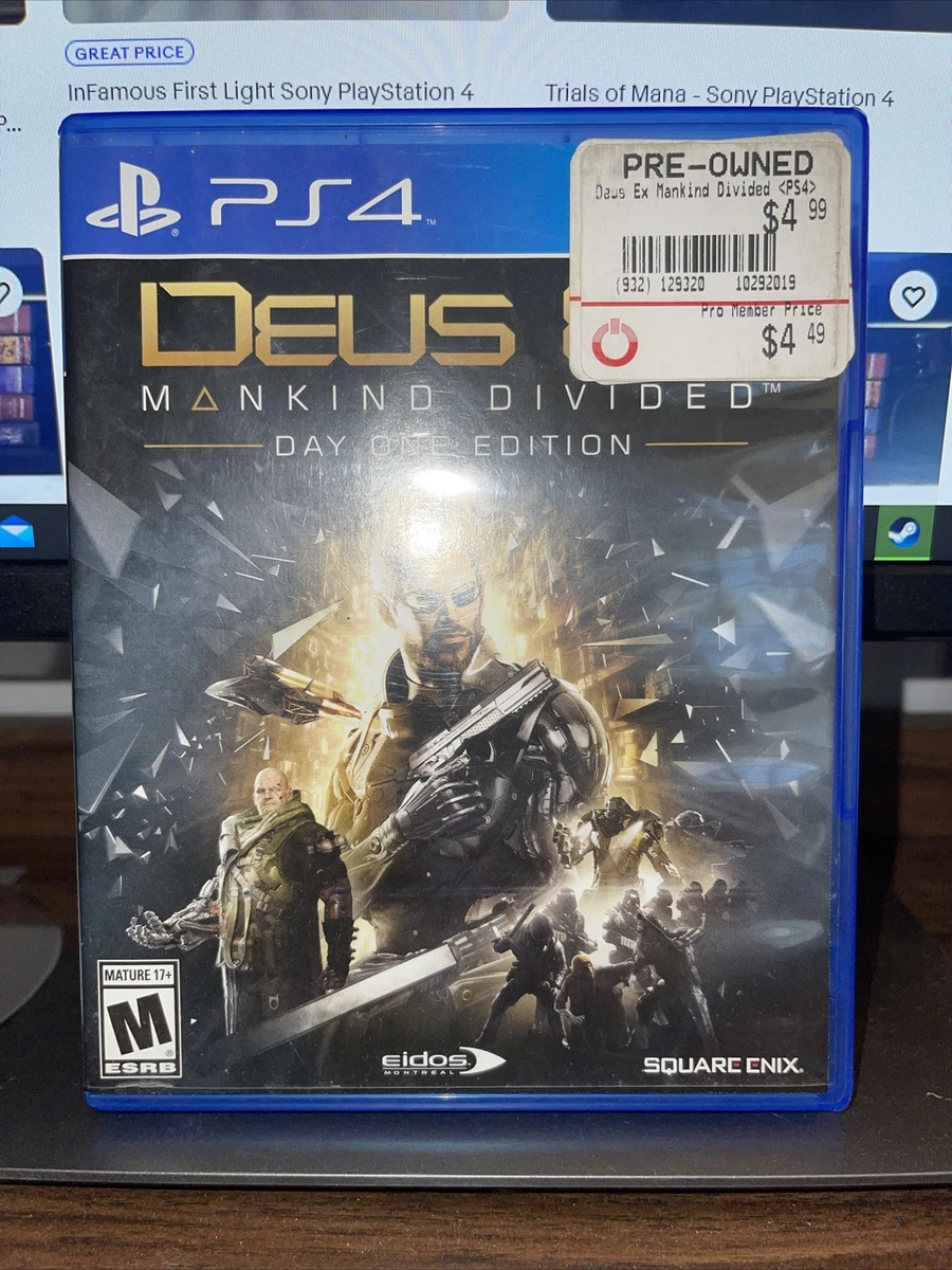 Deus Ex Mankind Divided Day One Edition Sony PlayStation 4