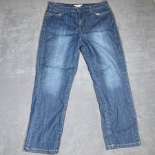 Tommy Hilfiger Womens Classic Fit Jeans 16S Blue Denim Straight Leg 100 Cotton