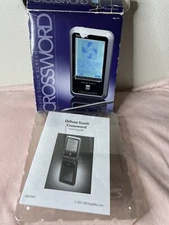 The Deluxe Edition Touch Screen Crossword Puzzle Excalibur box damage!