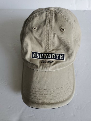 Ashworth headwear adjustable Tan Beige 