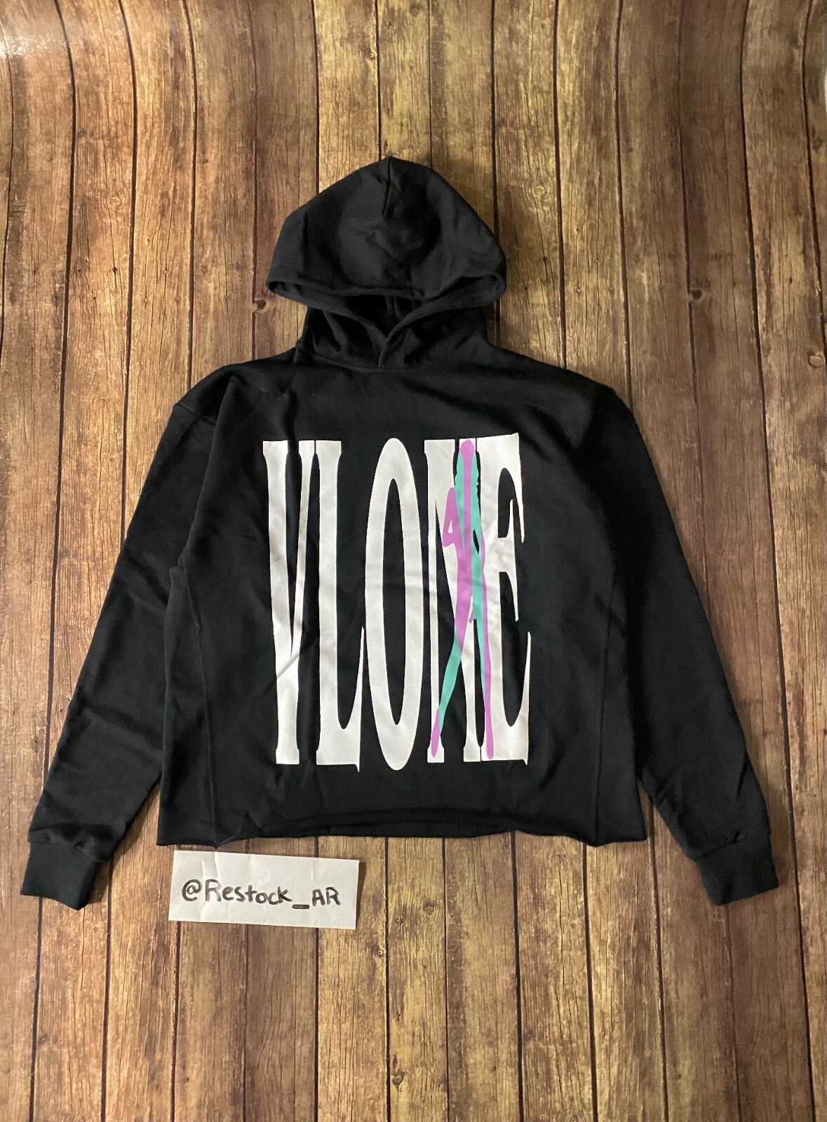 Vlone Clothing Vlone Hoodie Graffiti Hip Hop Pullover Sweatshirt