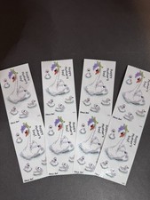 Suzy's Zoo Happy Mother  s Day Swan Stickers - 4 Strips 9805