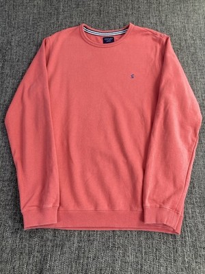 Joules Quay Sweatshirt Medium Rose Rosa Baumwolle Rundhals Pullover Bestickt Hase
