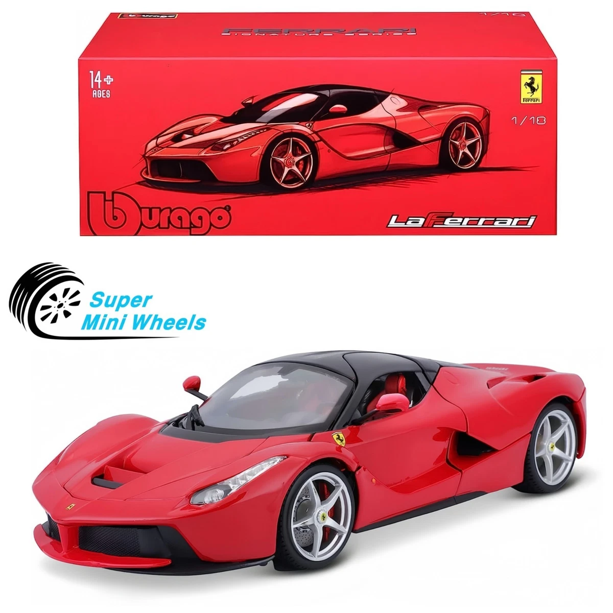 Bburago 1:18 Ferrari LaFerrari – Red – Signature Series | eBay