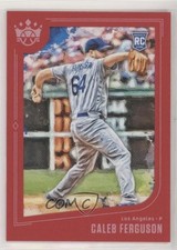 2019 Panini Diamond Kings Short Print Red Framed Caleb Ferguson #131 4s2