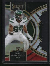 2023 Panini Select #192 Will McDonald IV Black and Red Prizms Die Cuts