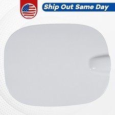 White Fuel Filler Door Cap For Chevrolet Silverado 1500 Crew Cab 5.8ft Bed 19-24