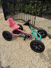 BERG Buddy Lua Pedal Kids Go Kart - Pink/Mint