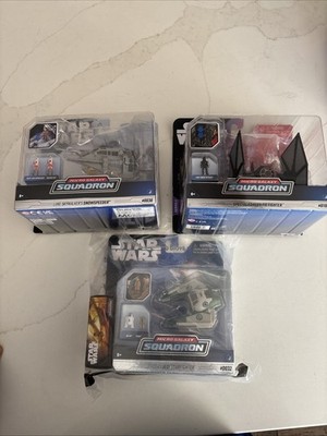 Lot Sale 3 Star Wars Micro Galaxy Squadron Skywalker, Tie Fighter & Starfighter
