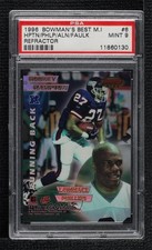 1996 Bowman's Best Refractor Rodney Hampton Lawrence Phillips PSA 9 MINT HOF 7xr