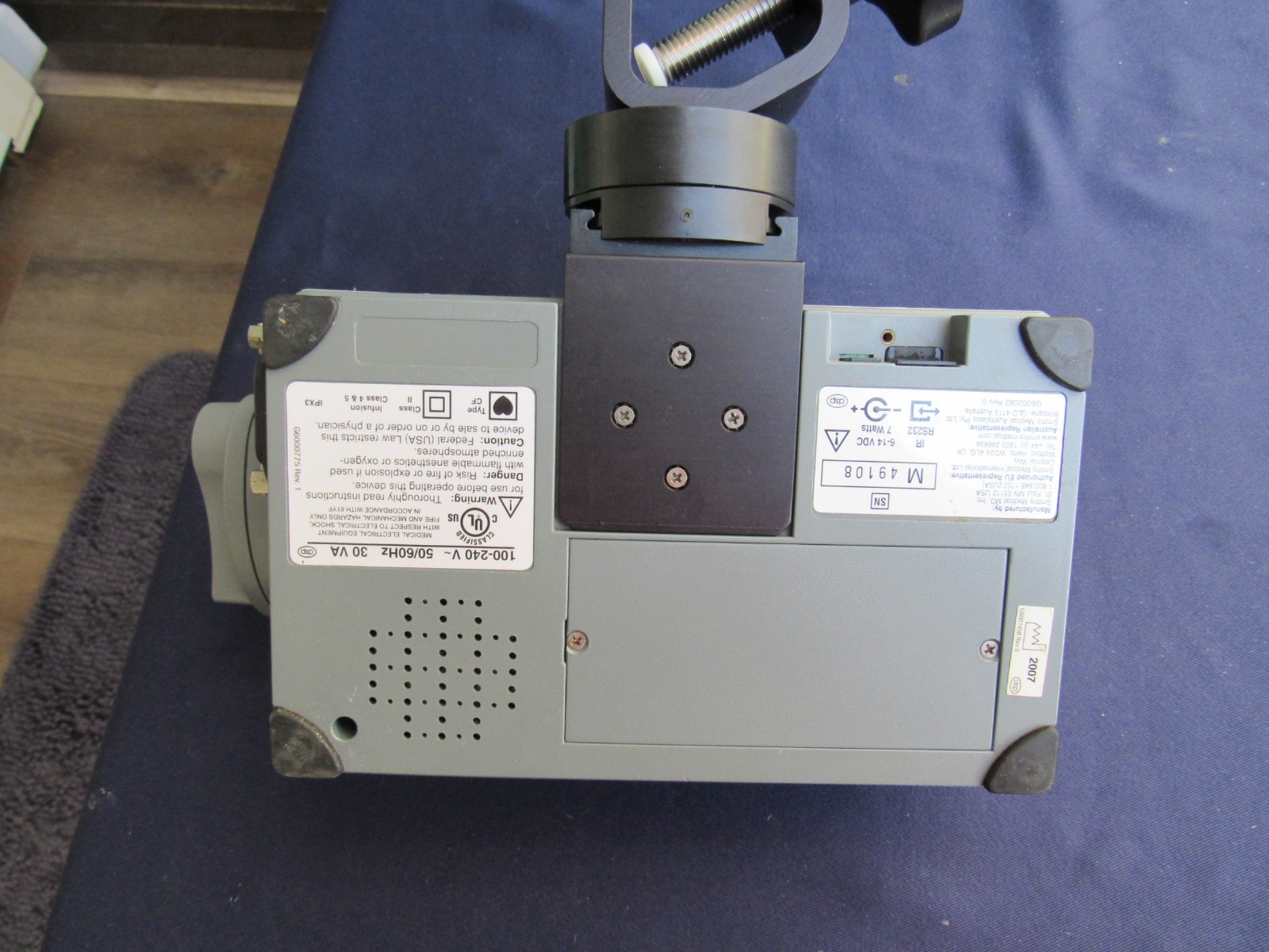 Smiths Medfusion 3500 Infusion Pump v6.0.0 w/ Pole Clamp and PharmaGaurd