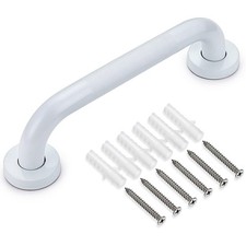 12 Inch Anti-Slip Grip Bath Grab Bar - Sturdy Stainless Steel Shower Handle w...