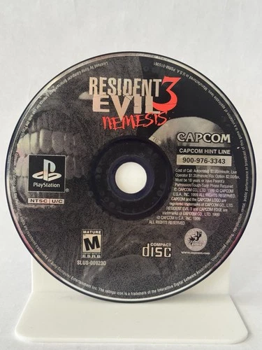Resident Evil 3: Nemesis (PlayStation 1) - Disc Only - Disc Resurfaced - Tested